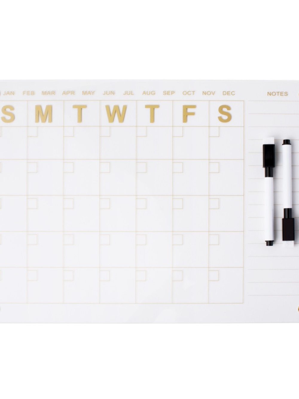 Magnetic Monthly Planner Whiteboard for Refrigerators (Kitchen)